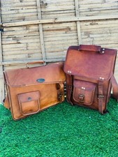 Borsa messenger in vera pelle