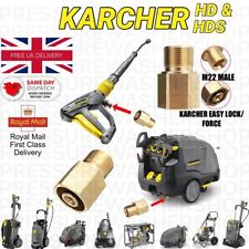 2017 KARCHER HD & HDS EASY - LOCK FORCE ADATTATORE TUBO MASCHIO DONNA X M22 6/12 7/10