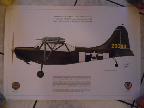 Poster velivolo stinson - poster-velivolo, l-5-v