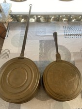 ANTICO  SCALDALETTO IN RAME Primi 900 Scaldino Braciere Vintage