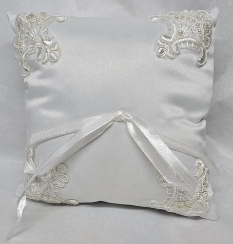 Cuscino portafedi bianco 16x16