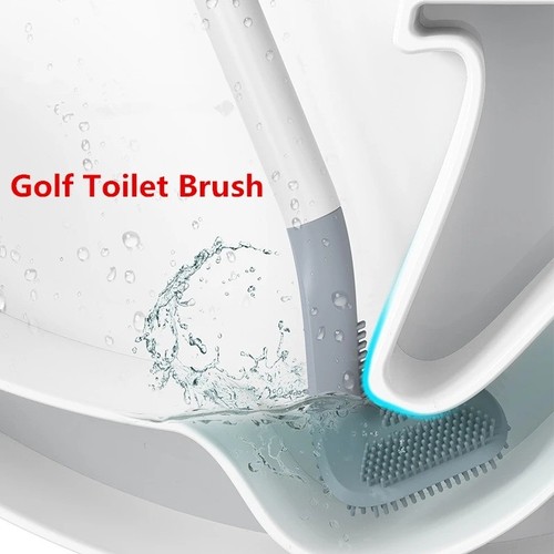 Spazzola pulitore silicone - wc,