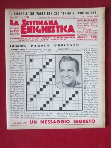 Settimana enigmistica 1770 - enigmistica,