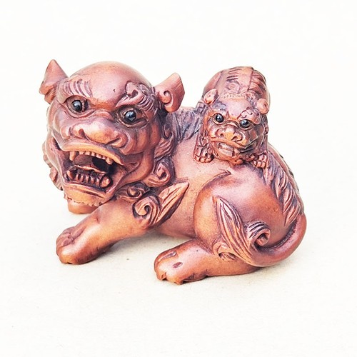 Gx1757 netsuke legno di - legno,