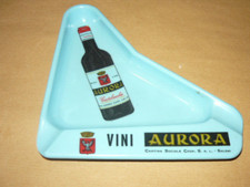 POSACENERE VINI AURORA SALEMI ASHTRAY CENDRIER VINTAGE BAR PUB GADGET 