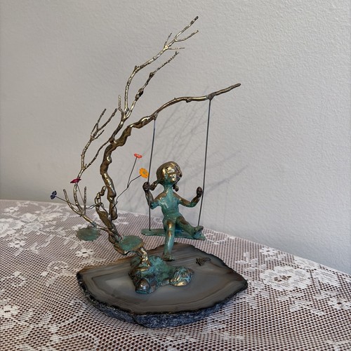 Scultura bronzo brutalista