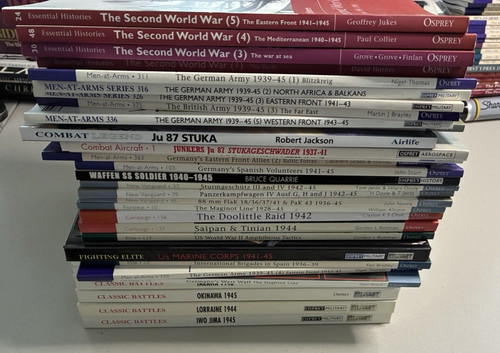Huge lot osprey books world - huge,