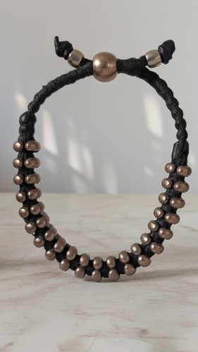 Bracciale regolabile corda - bracciale, in