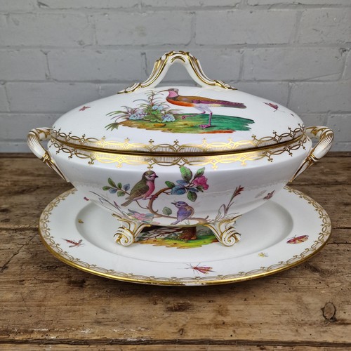 Antique porcelain soup - porcelain,