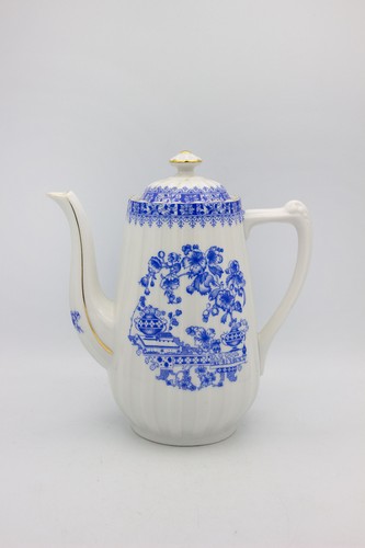 Caffettiera porcellana blu