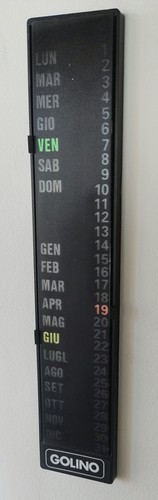 Calendario perpetuo vintage - calendario,