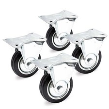 Set 4x ruote fisse da mobili