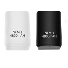  Batterie Rechargeable 4800mAh pour Manette sans Fil Xbox 360 sans cable Noir