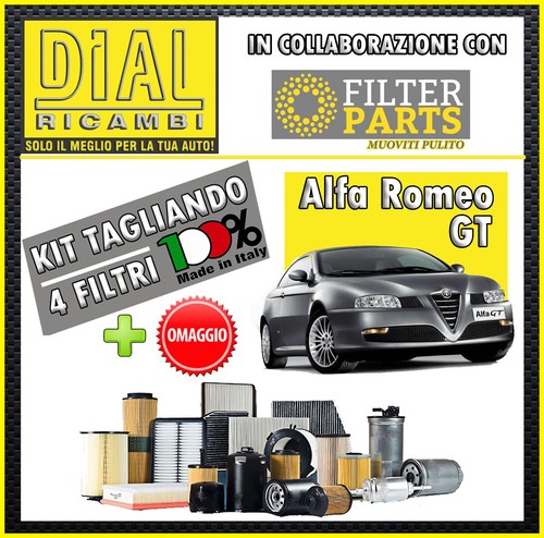 Kit tagliando filtri alfa - kit,