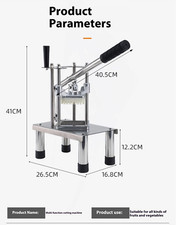 Affettatrice manuale patatine