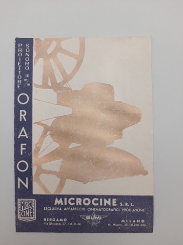 Brochure proiettore sonoro - brochure,