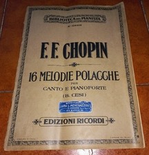 CHOPIN 16 POLISH MELODIES FOR