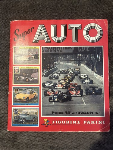 1977 panini super car figure - super,