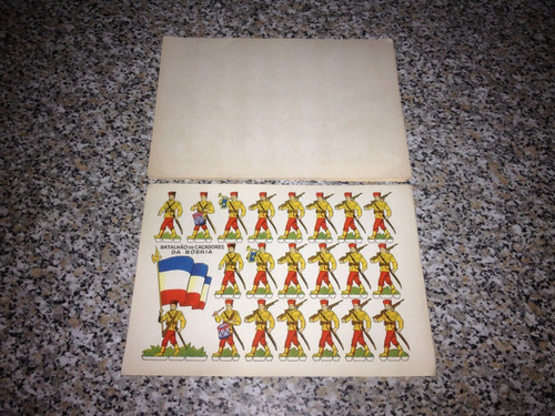 Foglio soldatini carta - foglio,