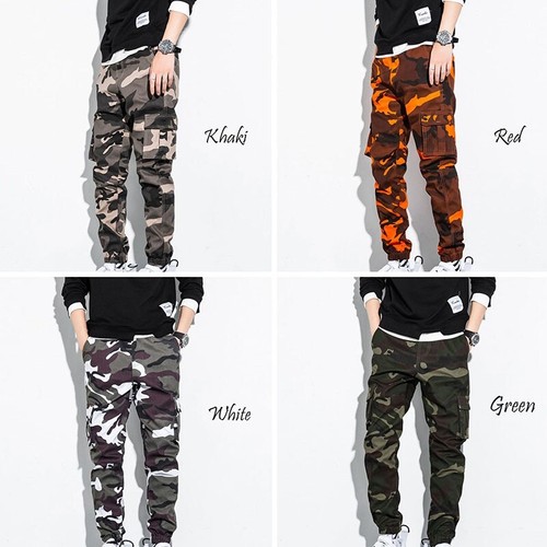 Pantaloni cargo mimetici - pantaloni, da