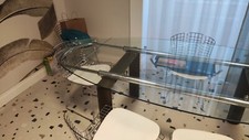 Tavolo  In Vetro Temperato (escluso Sedie)