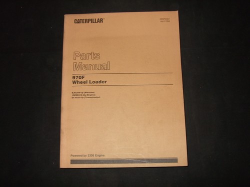 Cat caterpillar 970f manuale - 970f,