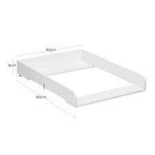 WOLTU Fasciatoio per Comò Armadietto Fasciatoio per Bambini Vassoio Materasso Co