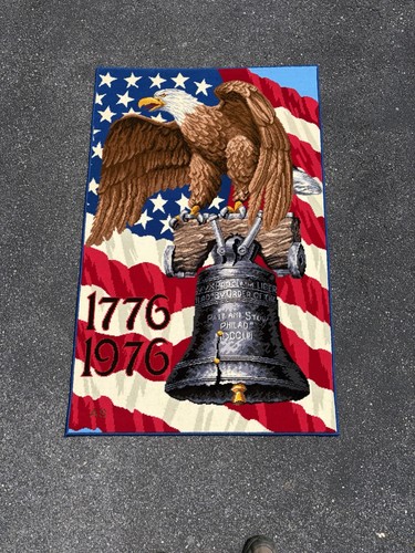 1976 american legend wall rug - wall,