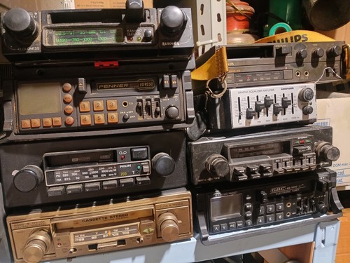 Autoradio vintage stock - autoradio,