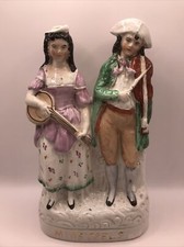 Antica statuina inglese in