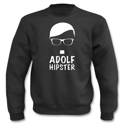 Maglione adolf hipster fun - hipster, i