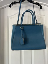 Borsa a mano Fendi 2 Jours blu
