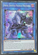 FOLGO GIUSTIZIA PELLICCIA MERCENARIA Super Rara in Italiano SOFU-IT047 YUGIOH