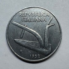 1952 Italy 10 Lire - Beautiful
