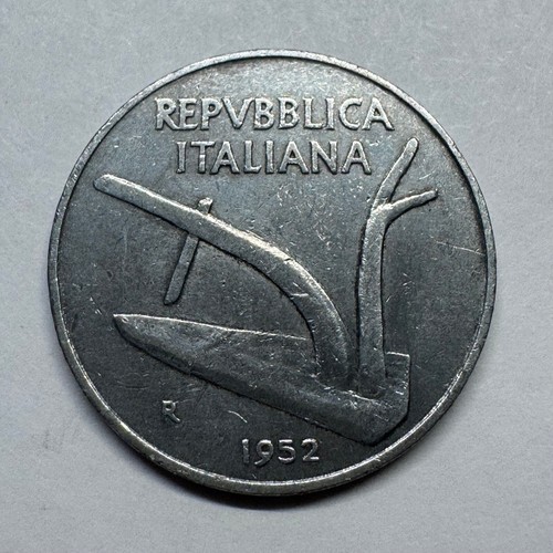 1952 italy lire - italy, 10