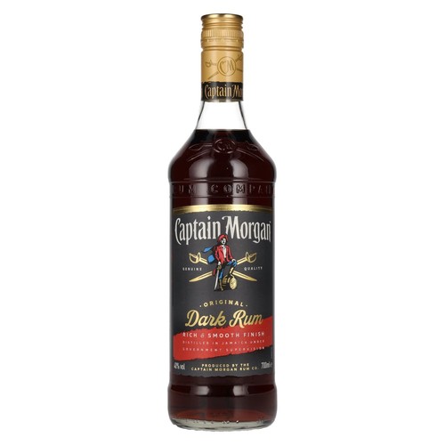 Captain morgan dark rum - captain,