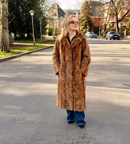 Cappotto lungo pelliccia