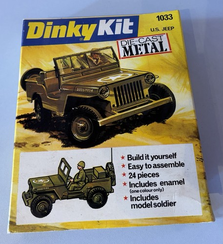 Dinky 1033 jeep car kit - dinky,