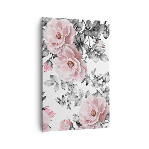 Quadro tela 80x120cm fiori - su,