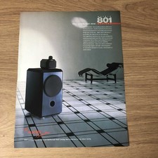 GRAM56 MAGAZINE ADVERT 11X8 B&W MATRIX 801 SERIES 2 SPEAKERS