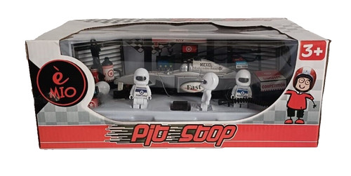 Giocattolo pit stop auto - stop,
