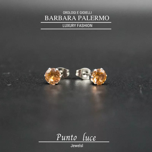 Orecchini punto luce acciaio - orecchini,