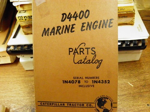 Manuale ricambi motore marino - manuale,