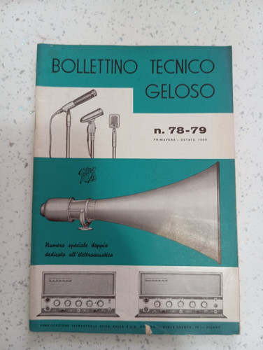Bollettino tecnico geloso - bollettino,