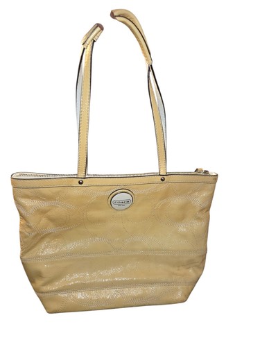 Bellissima borsa coach gialla - borsa,