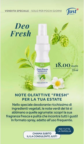Deo fresh just - deo, verde