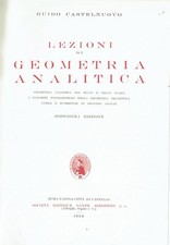 LEZIONI DI GEOMETRIA ANALITICA
