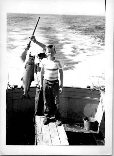 Padre figlio gita pesca - padre, e