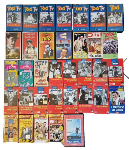Vhs film comici totò - vhs, –