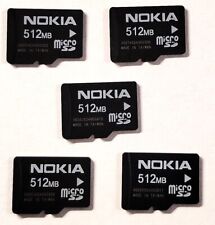 5x Scheda Memory Card TF Micro SD 512 MB (*8)